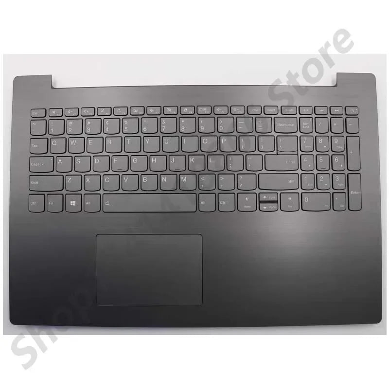 NEW For Ideapad 330-15ICH Laptop LCD Back Cover Front Bezel Palmrest Keyboard Bottom Case Hinges Cover Housing Black 15.6