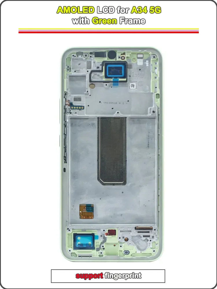 New Replacement for Samsung Galaxy A34 5G LCD Display Suitable for A34 5G A346E A346B A346M Mobile Phone LCD Screen Touch Screen