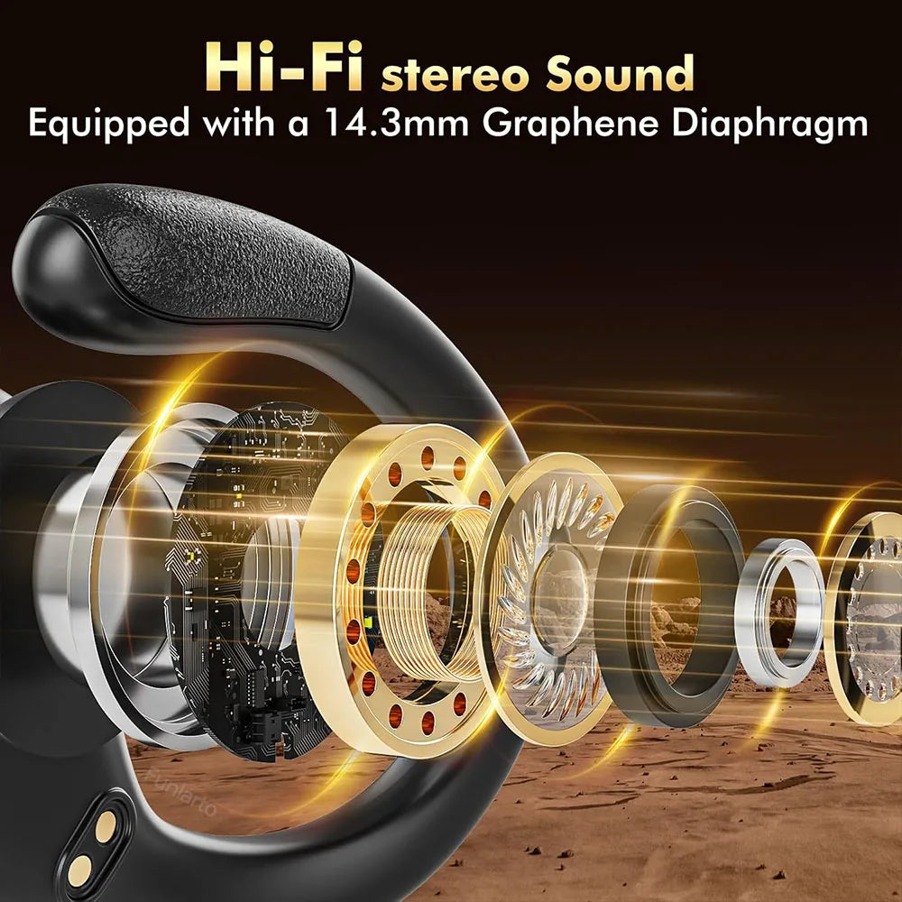 Funlarto Wireless Headphones Sport Bluetooth Earphones IPX7 