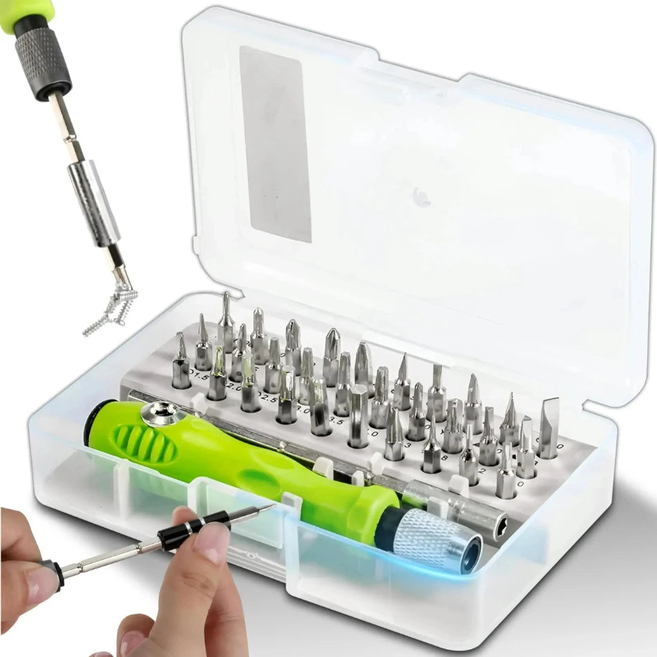 Mini 32-in-1 Precision Screwdriver Set Magnetic Phillips Bit