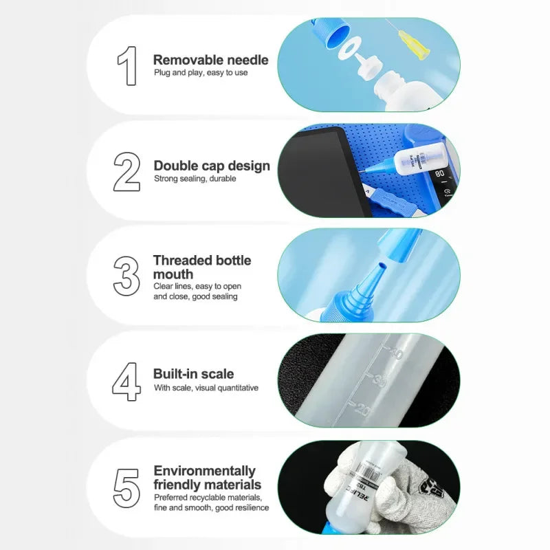 RELIFE TB2 Needle-tube Solvent Bottle for Alcohol/Frame Remo