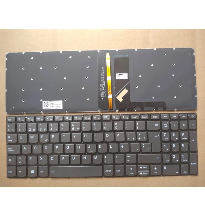 SP/Spanish Keyboard for Lenovo IdeaPad V15-IIL V15-IGL V15-ADA V15-IKB V15-IWL 340C-15IWL S145-15IKB L340-15IWL