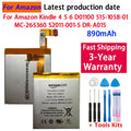 100% 890mAh Battery For Amazon Kindle 4 5 6 D01100 515-1058-