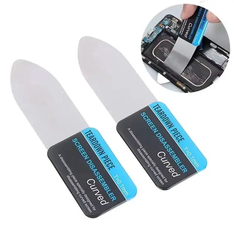 1-5Pcs Stainless Steel Blade Soft Ultra Thin Pry Tool Mobile