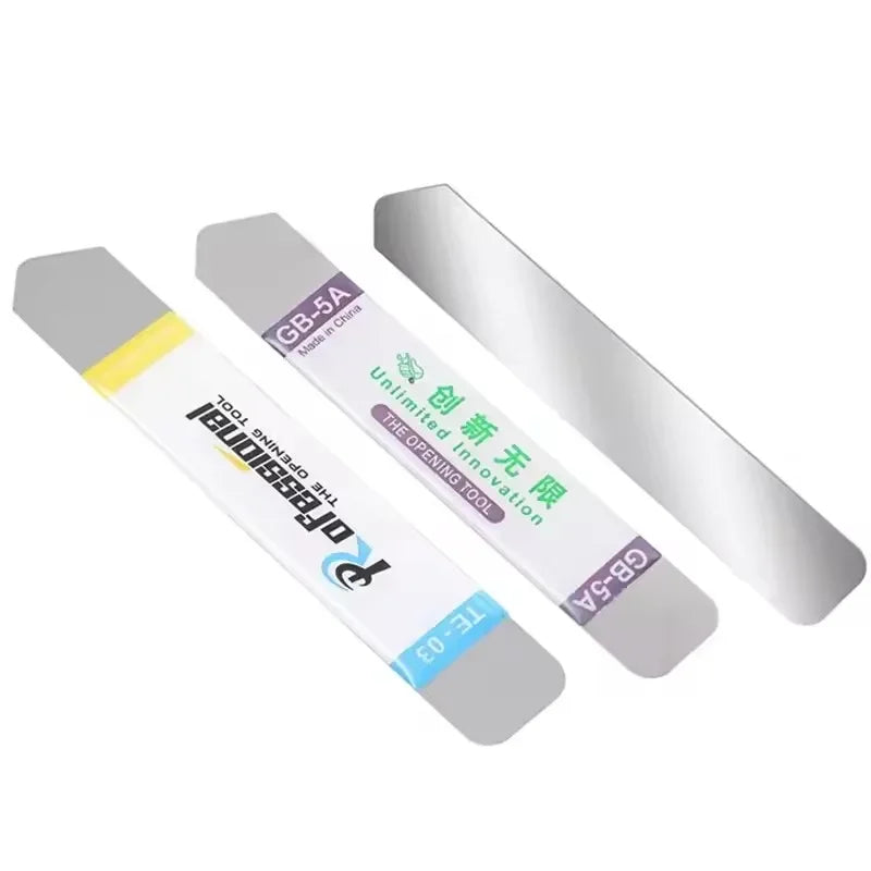 6-1PCS Stainless Steel Blade Soft Thin Pry Spudger Cell Phone Tablet Screen Battery Opening Tools for Samsung iPhone iPad Opener