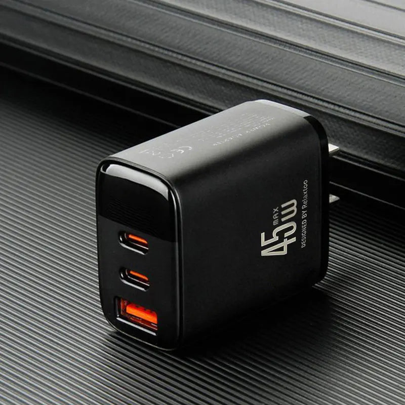65w USB Type-C Charger PD Fast Charger Quick Charger PD 45W 30w Dual USB C Charger For iPhone For Samsung S26 S25 Laptop Tablet