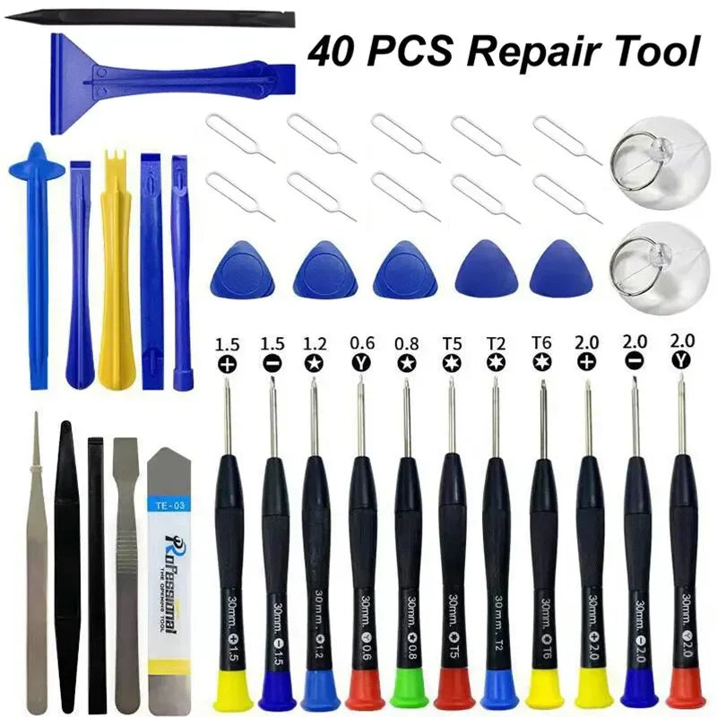 40 in 1 Mobile Phone Repair Tools Disassemble Repair Set for