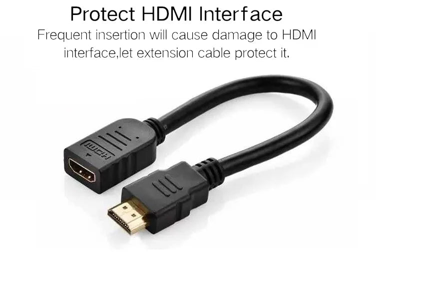 HDMI-compatible Extension Cable male to female 3D 1.4v Exten