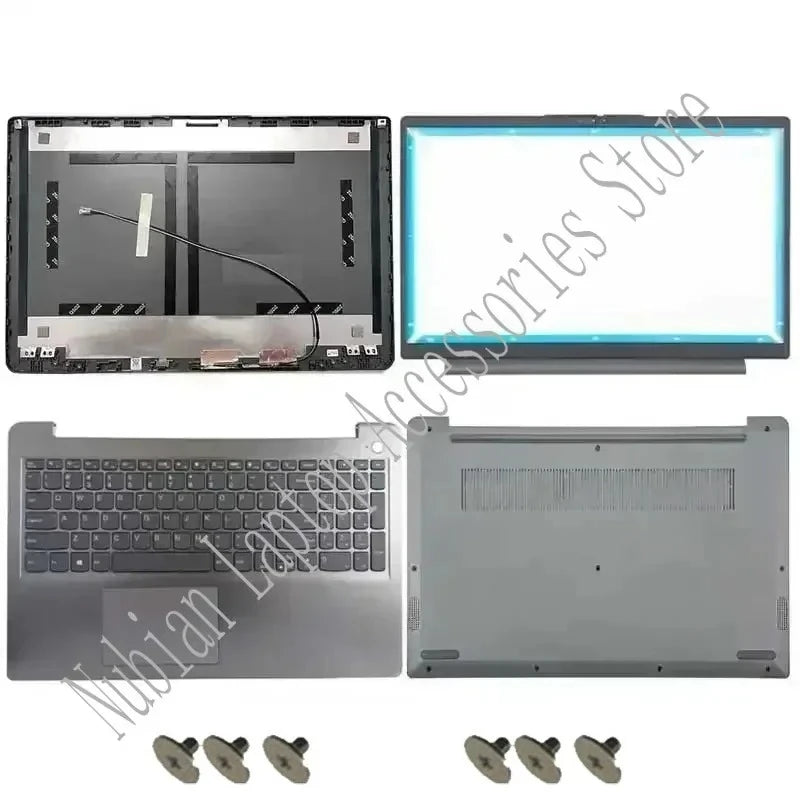 New For IdeaPad 3 15ADA6 15ITL6 15ALC6 2021 Laptop LCD Back Cover Front Bezel Palmrest Bottom Case Keyboard Hinges