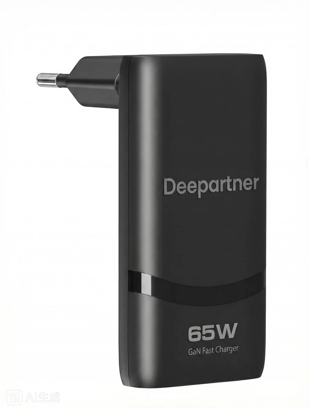 65W Flat GaN USB C Charger Dual-port Fast Wall Charger Compa