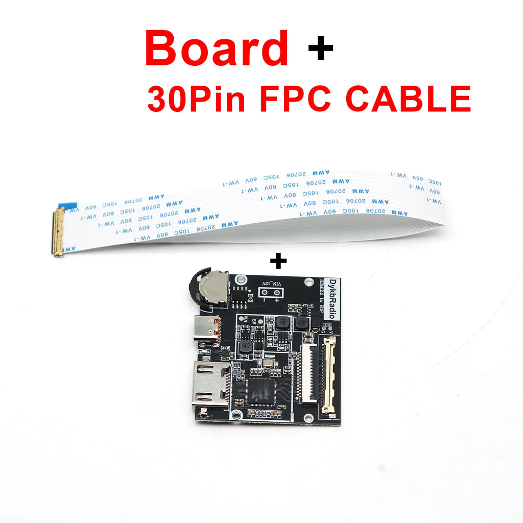 2K/4K HDMI to EDP LCD Driver Board 30PIN / 40PIN Display Screen Projection Portable 10-18.4 Inch Laptop Panels Monitor Converte