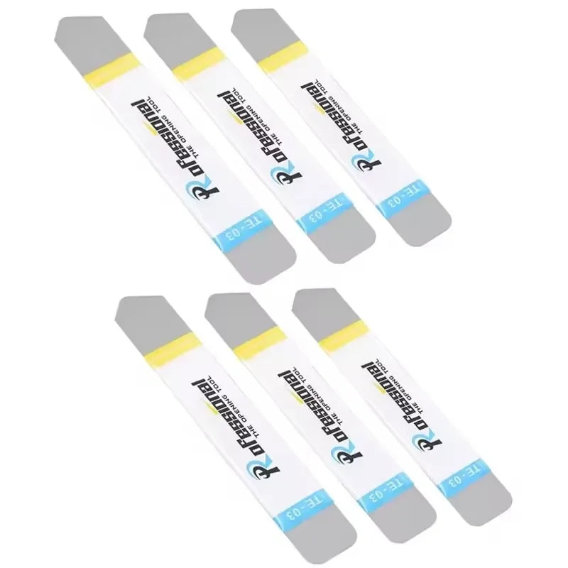1-6Pcs Metal Flat Soft Blade Crowbar Pry Opener Repair Kit for Mobile Phone Broken Screen Glue Removal Battery Opening Tools