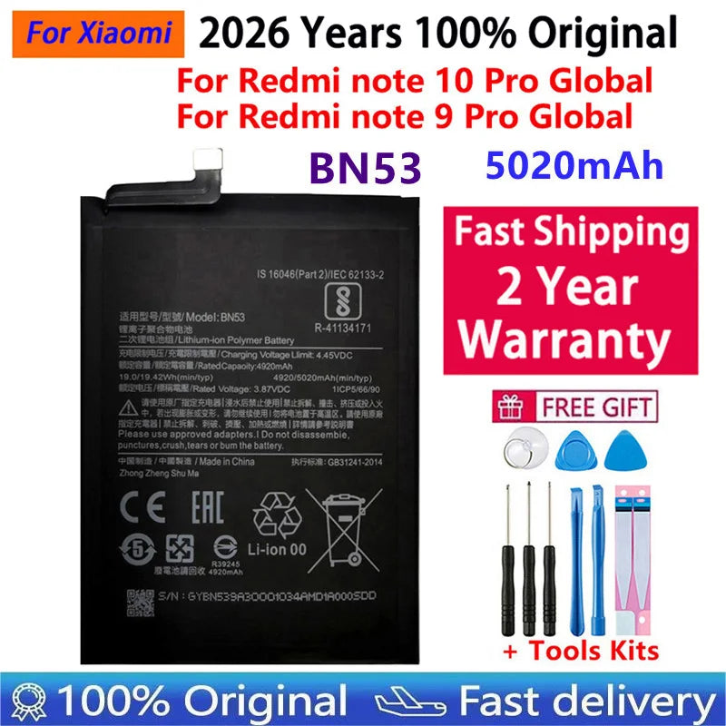 100% Original 5020mAh BN53 BN54 BN55 Replacement Battery For