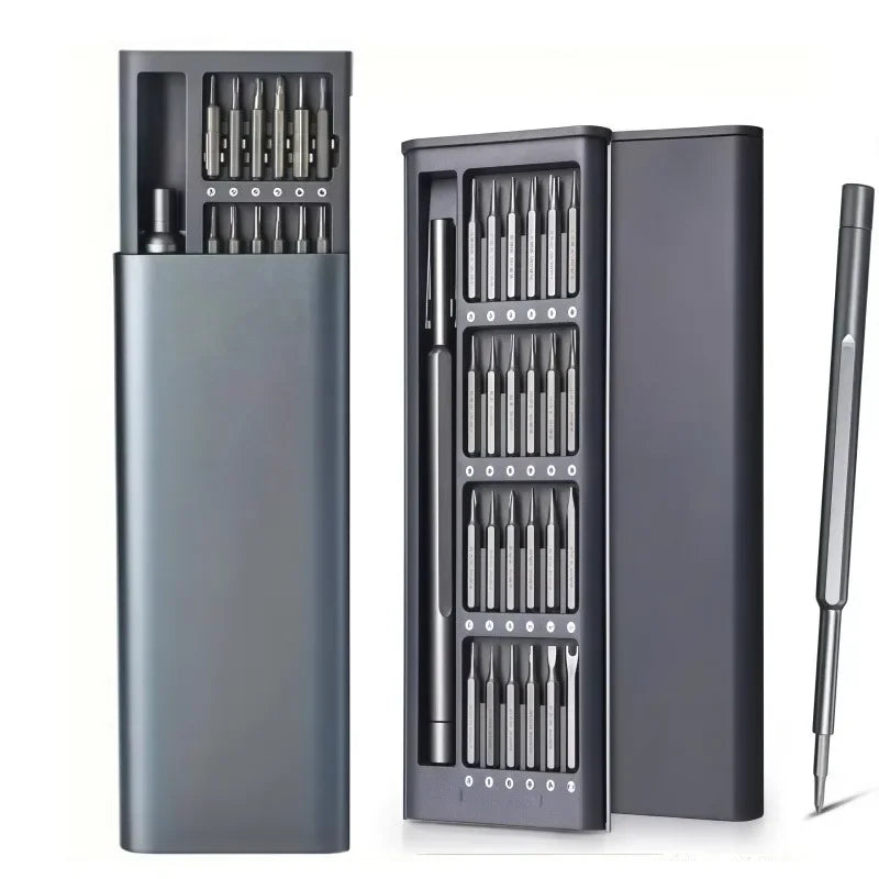 25 in 1 Mini Screwdriver Set Flat Head and Cross Shaped Smal