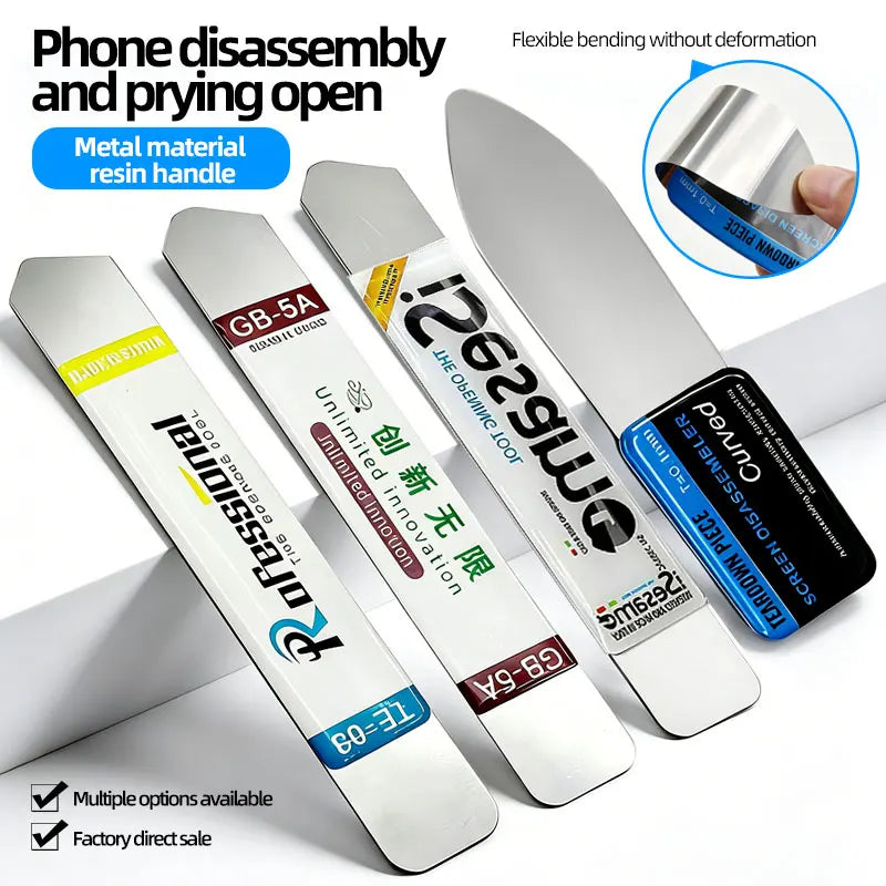 Metal Pry Tool Kit Ultra-Thin Opening Spudger for Mobile Pho