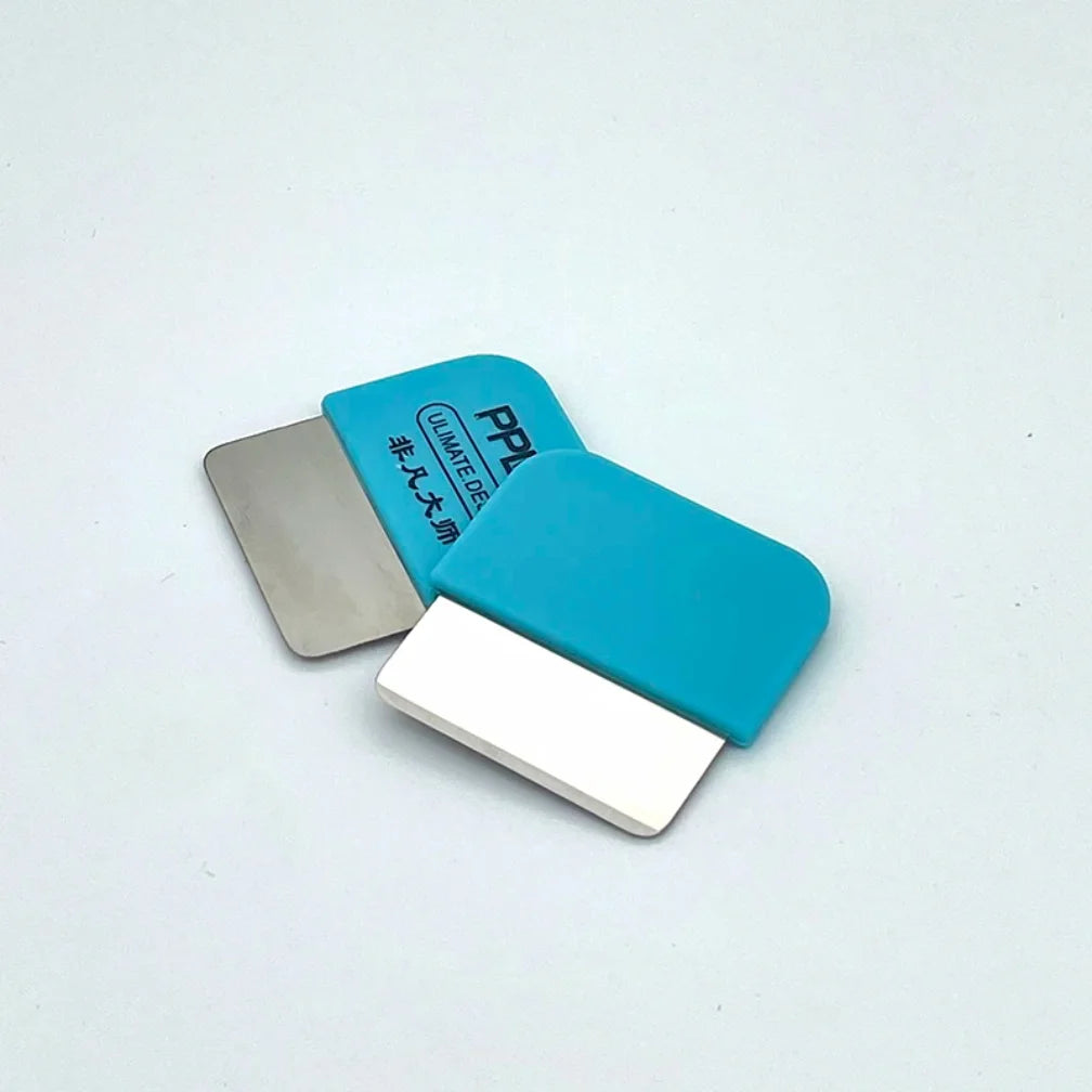 1Pcs ultra thin metal opening card With plastic handle for m