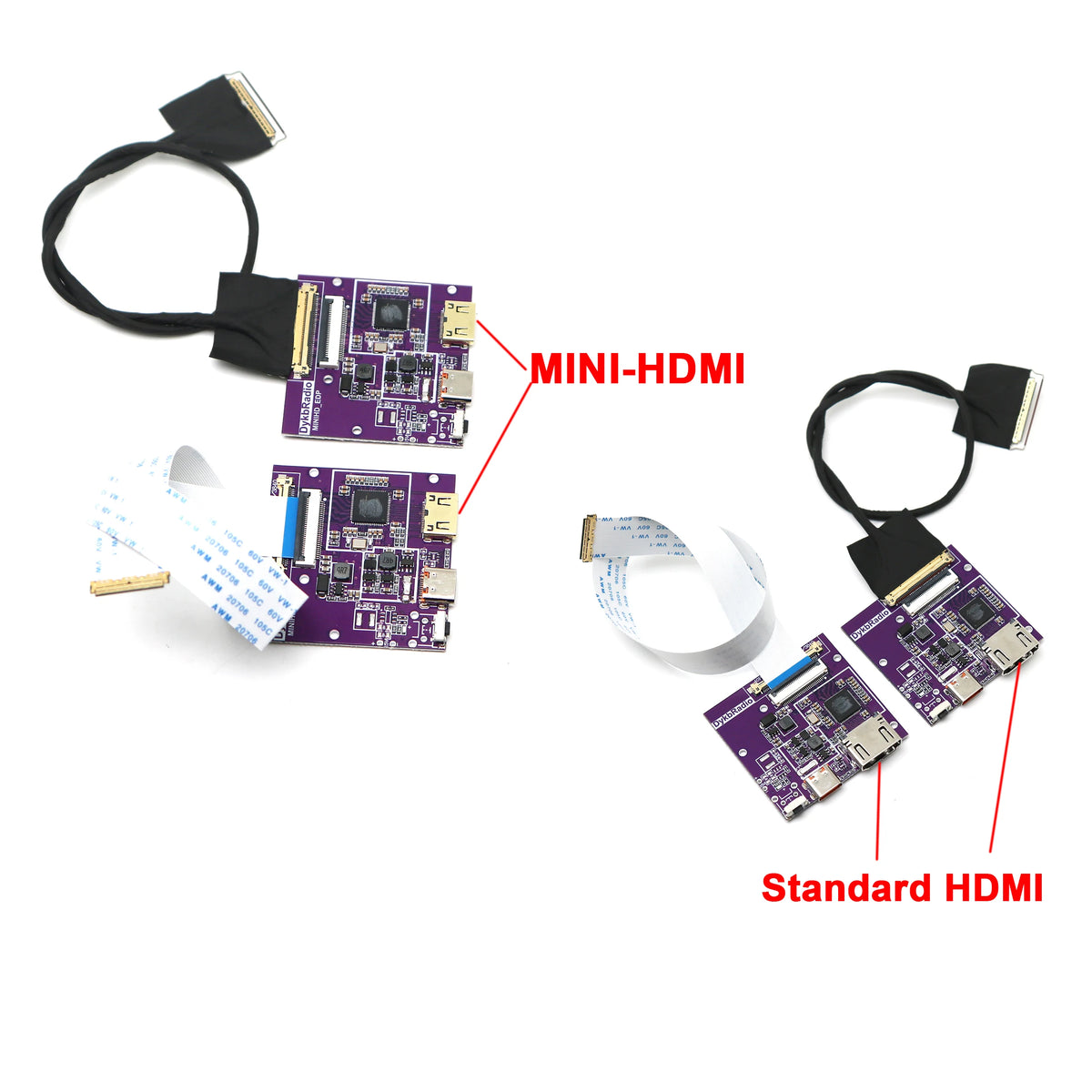2K 4K HDMI to EDP Driver Board 30P 40P EDP Signal LCD Driver
