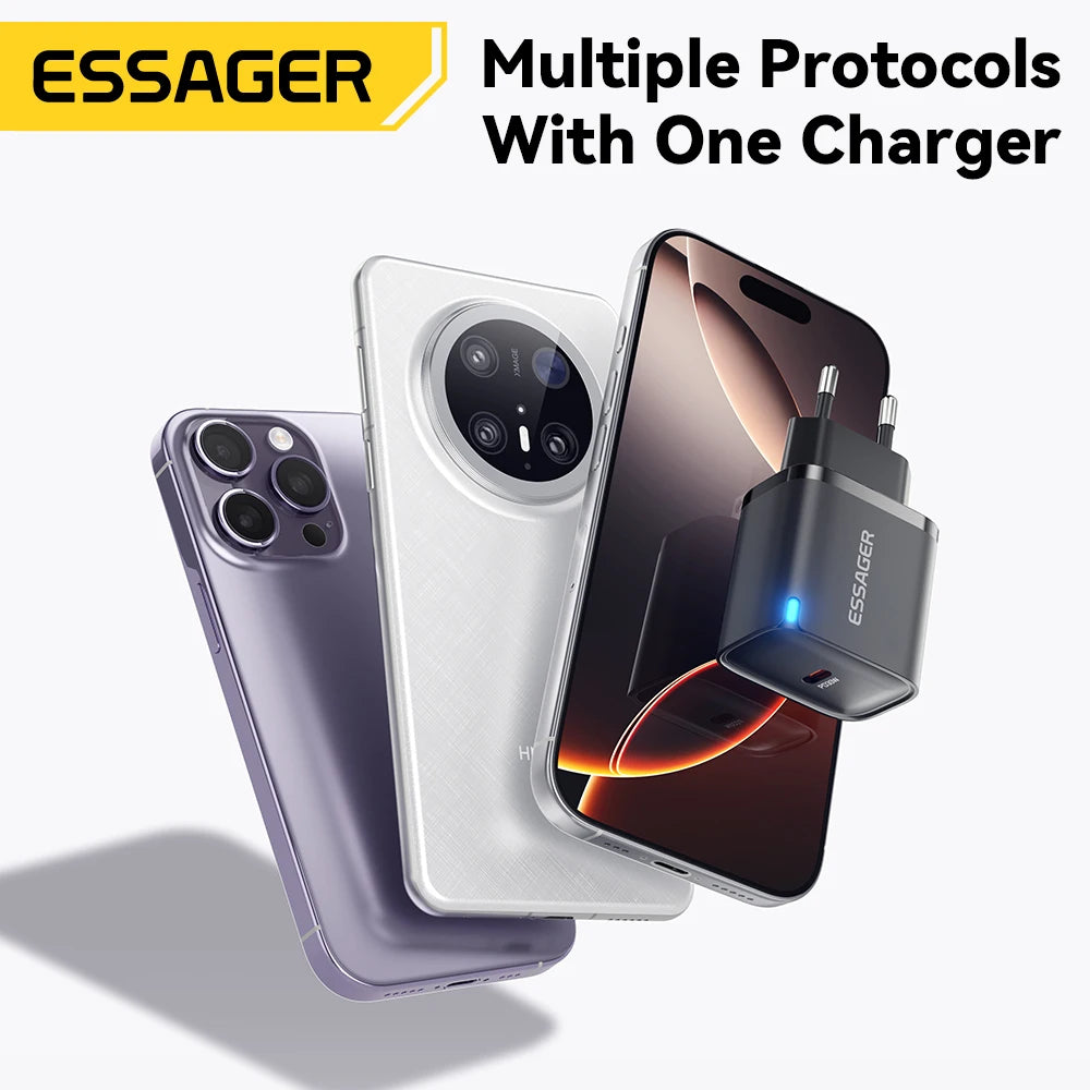 Essager 30W Type-C Charger PD 3.0 USB C Charger For iPhone 1