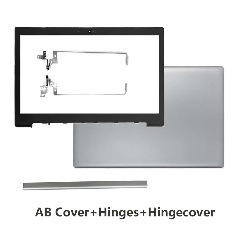 NEW For Ideapad 330-15ICH Laptop LCD Back Cover Front Bezel Palmrest Keyboard Bottom Case Hinges Cover Housing Black 15.6