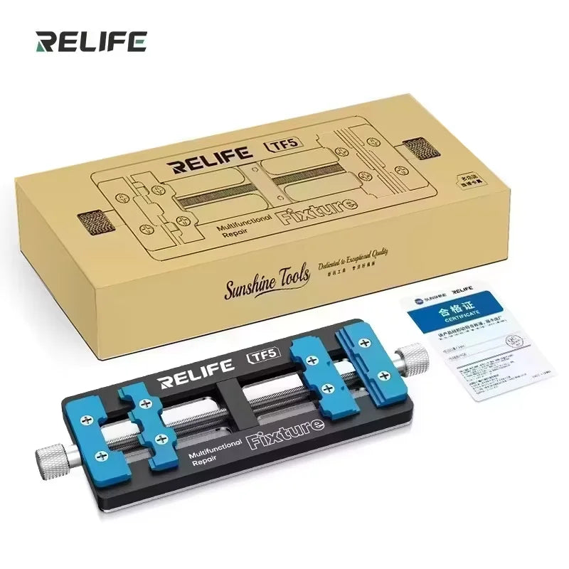 RELIFE TF5 Multifunctional Repair Fixture for Clamping and Repairing Various Mobile Phone Motherboards CPU Chips and Component