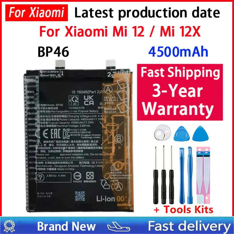 High Quality New Phone Replacement 4500mAh Battery BP46 For 