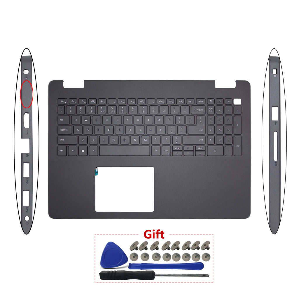 Original New For DELL Inspiron 15 3500 3501 3505 Laptop Palmrest Case Top Keyboard Cover Bottom Case 0KGHJK 0VJ342 01FPW2 0JHW9R