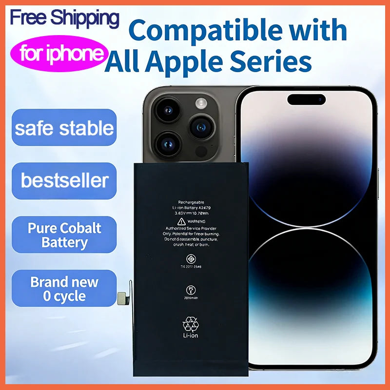 2026 phone Battery For Apple 5 6 S 7 8plus X Xr Xs Max 11 12