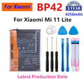 100% Orginal BP42 4250mAh Battery For Xiaomi Mi 11 Lite High
