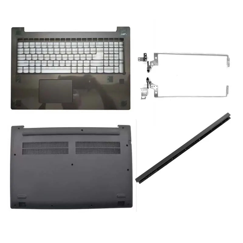 NEW For Ideapad 330-15ICH Laptop LCD Back Cover Front Bezel Palmrest Keyboard Bottom Case Hinges Cover Housing Black 15.6