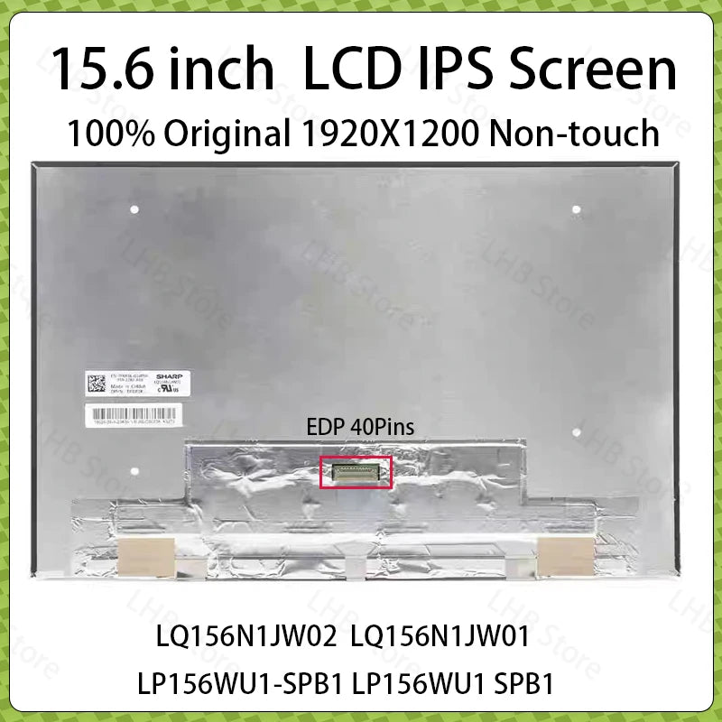 15.6 LCD Screen For Dell XPS 15 9500 9510 9520 9530 Precisio