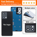 For Xiaomi Redmi Note 12 Pro 5G Back Glass Cover Housing Bat