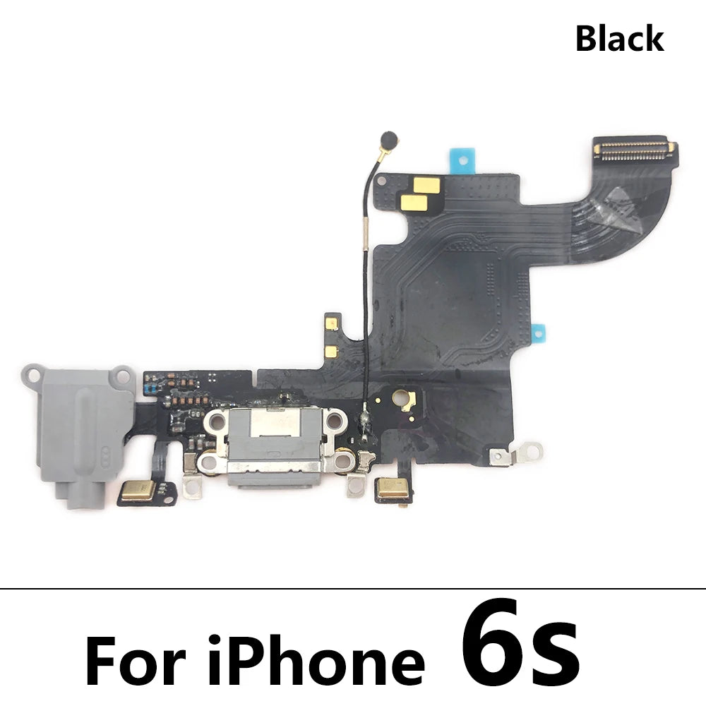 For Iphone 6 6S 7 8 Plus Dock Connector Micro USB Charger Charging Port Flex Cable Microphone Board Replacement Parts
