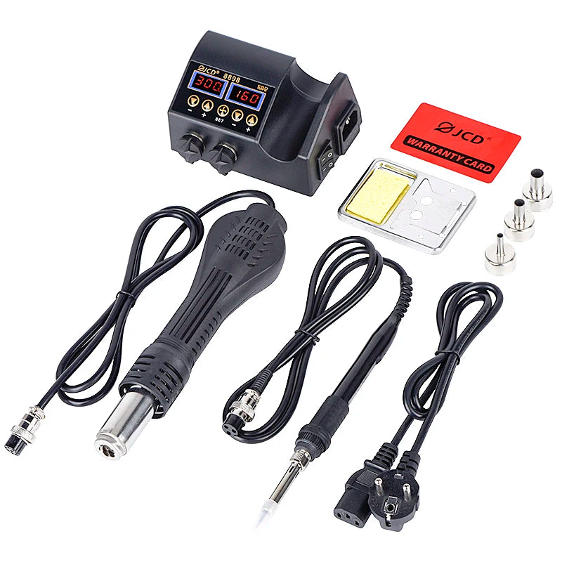 JCD 2 in 1 750W Soldering Station LCD Digital display Rework
