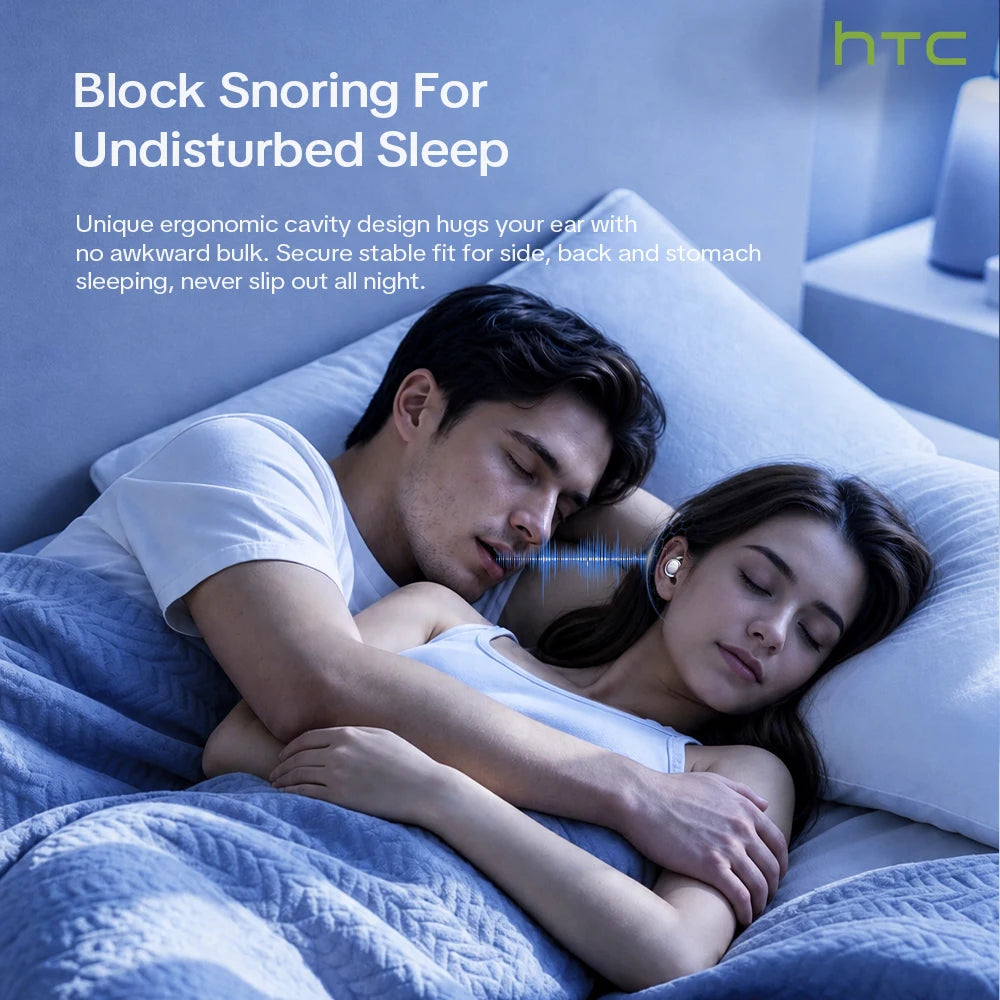 HTC NE96 TWS Sleep Wireless Bluetooth Earbuds For Side Sleep