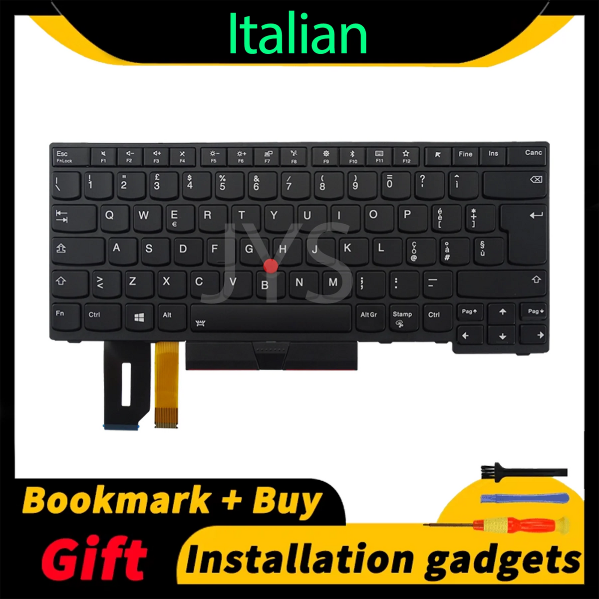 Laptop Replacement Keyboard for Lenovo ThinkPad E480 E490 L380 R480 T480S L490 T490 With Backlight US/UK/Spanish/French Layout
