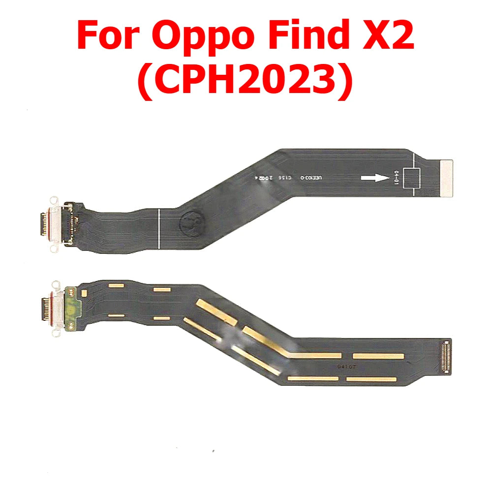 Charge Board For OPPO Find X5 Pro X3 Lite X2 Neo X 5G Charging Port Plate Ribbon Socket Usb Connector Phone Parts Flex Cables
