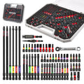 Geinxurn 58Pcs Tools Set Packaged with Impact Screwdriver Bi