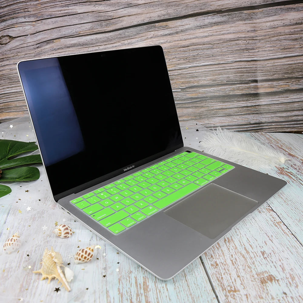 English US EU Keyboard Cover For Macbook Air M5 M4 M3 M2 13.6 Macbook Pro 14 M1 Keyboard Case Pro 16 15 12 11 Keyboard Cover