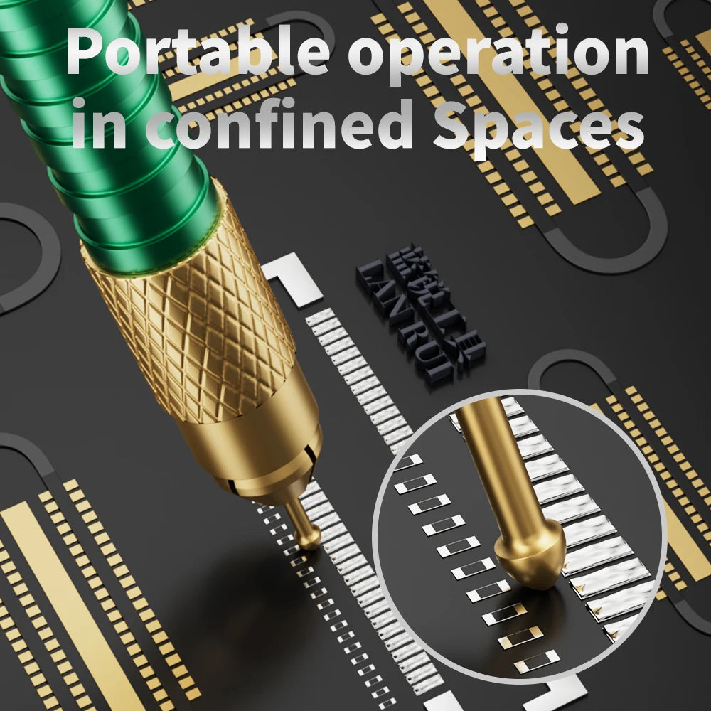 LANRUI M24 Tin Drag Needle Set Red Copper FPC Connector Reba