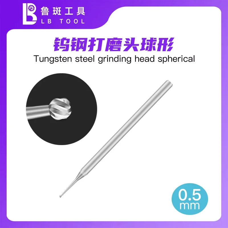 Rabbitfix 0.3mm/0.4mm Grinding Needle Ultra-fine High Hardness Ball Needle 2.35mm Engraving Mobile Phone Repair Tool
