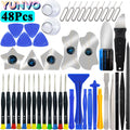 48Pcs Precision Screwdriver Repair Tool Kit Metal Curved Scr