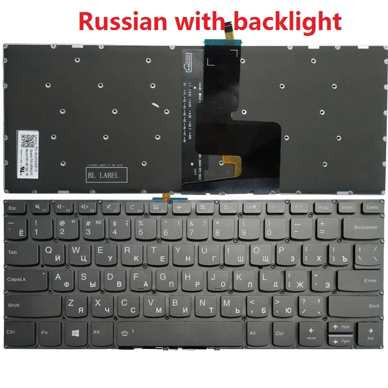 NEW Russian/US/UK/Spanish/Latin laptop keyboard for LENOVO I