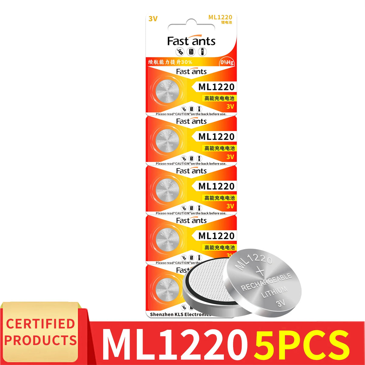 ML1220 3V Rechargeable Lithium Button Cell Battery CMOS RTC Memory Backup Battery For Laptop Motherboard Replacement CR1220