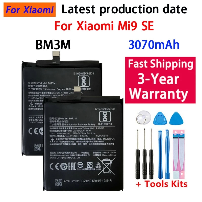 Fast Shipping 100% 3070mAh BM3M Original Replacement Battery