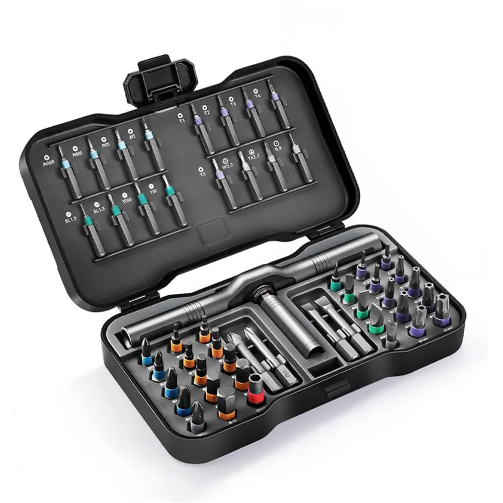 50-in-1 Magnetic Ratchet Screwdriver Set DIY Ratchet Handle Detachable Multi-functional Tool Set Portable Repair Tool Set.