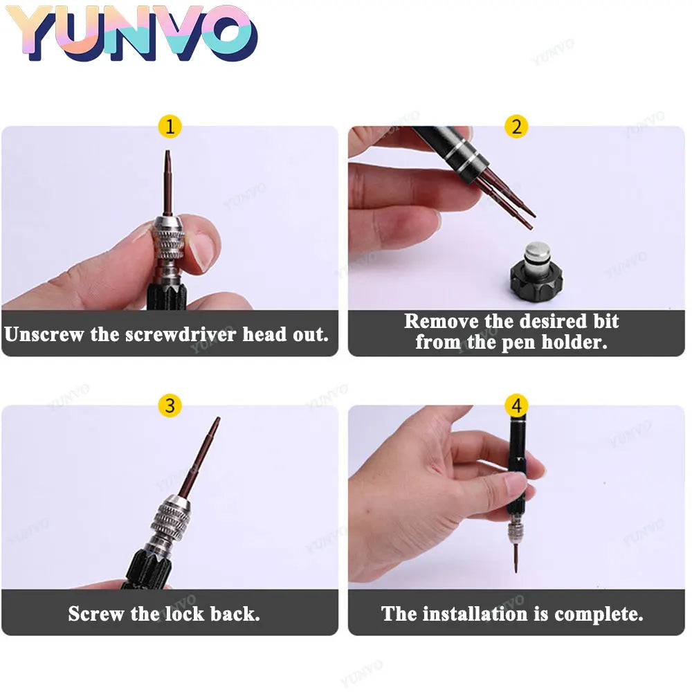 35Pcs Mobile Phone Repair Tool Screwdriver Kits Phone Tablet