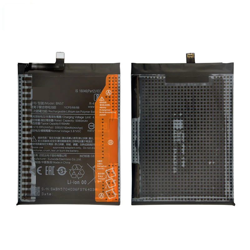 Brand New BN57 5160mAh Battery For Xiaomi Pocophone X3 Poco 