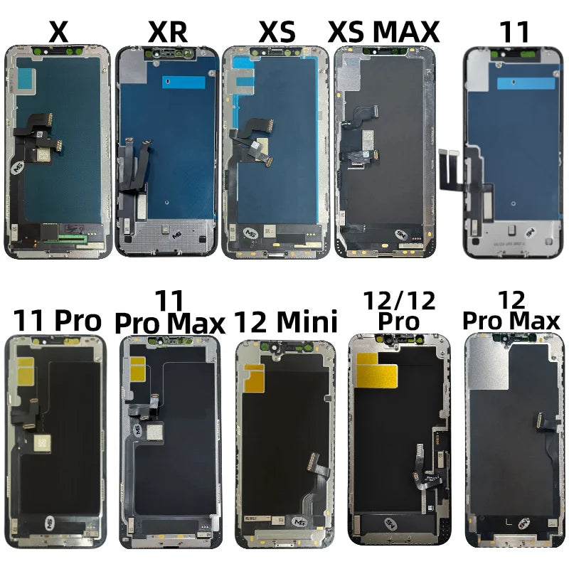 INCELL For iPhone X XR XS Max LCD 12 Mini Digitizer Screen F
