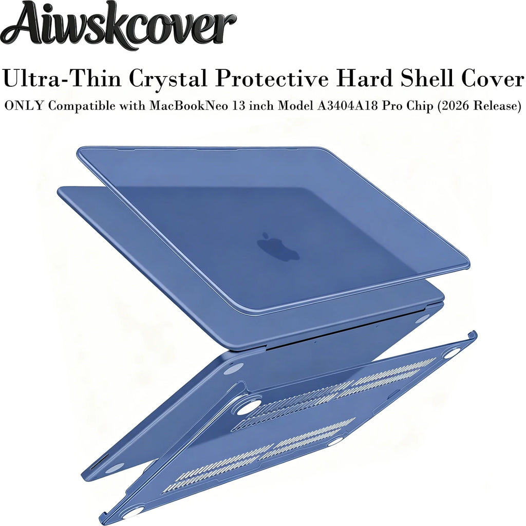 Ultra-Thin Crystal Case For MacBook Neo Case 13 inch 2026 Re