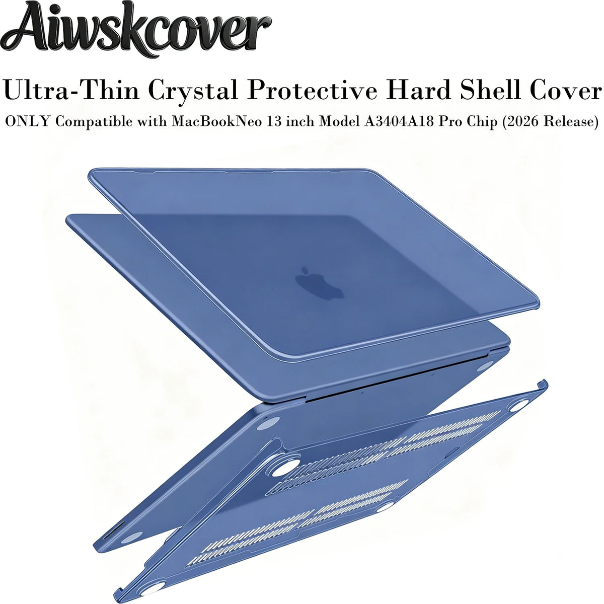 Ultra-Thin Crystal Case For MacBook Neo Case 13 inch 2026 Re